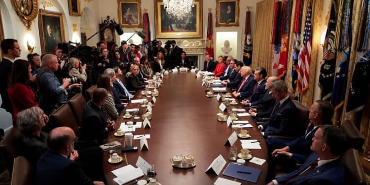 President Trump Holds Cabinet Meeting at The White House