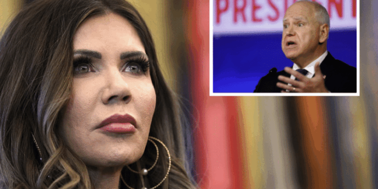 DHS Sec. Says Half of Minnesota Visas are Fraudulent, Blames 'Idiot' Walz [WATCH]