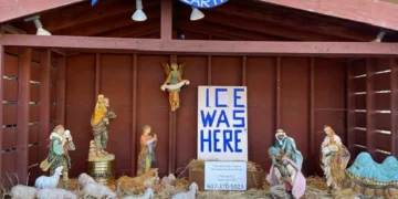 'Peace on Earth?': Massachusetts church sparks controversy with ICE crèche