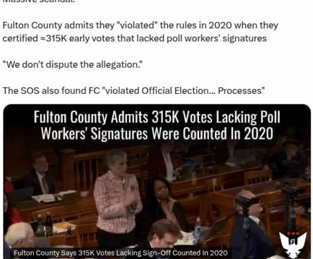 ‘Yes, We Stole the Election. Oopsie.’ : The Other McCain