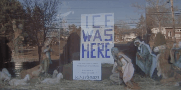 Activist Reverend Blasted for Political Nativity Scene With Missing Holy Family [WATCH]