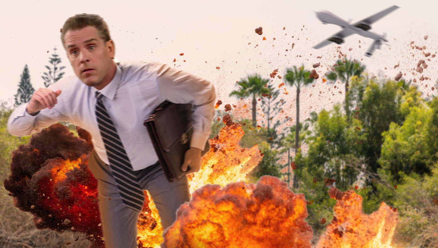 Image for article: Hegseth Halts U.S. Demand For Illegal Drugs By Drone Striking Hunter Biden