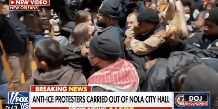 'ICE' KNOWIN' YA! Anti-ICE Protesters Carried Out of New Orleans Council Meeting [WATCH]