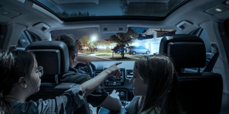 Image for article: Jehovah’s Witness Family Takes Drive To Look At All The Houses With No Christmas Lights