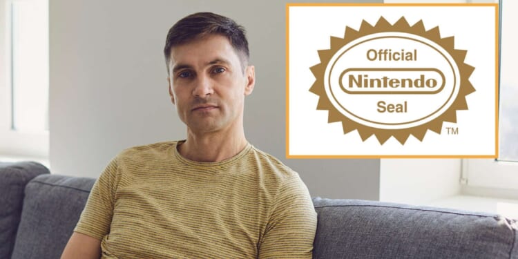 Image for article: Man Still Doesn't Quite Trust Anything Without Official Nintendo Seal Of Quality