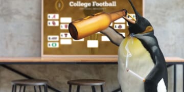 Image for article: NCAA Confirms College Football Playoff Selections Made By Alcoholic Penguin