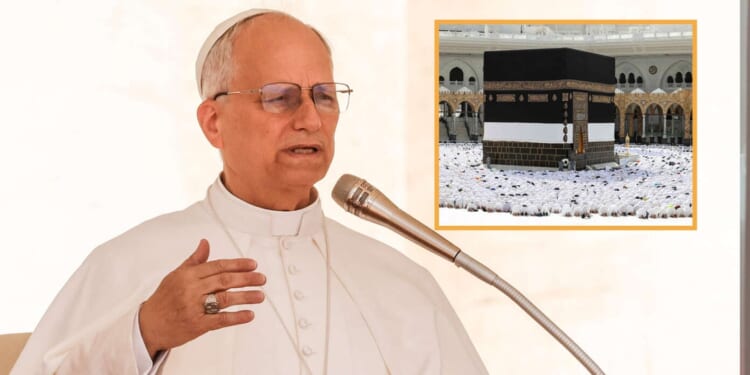 Image for article: Pope Now Recommending Christians Pray The Rosary While Facing Mecca