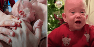 Premature Baby Boy Had His Feeding Tube Removed in Time for Christmas