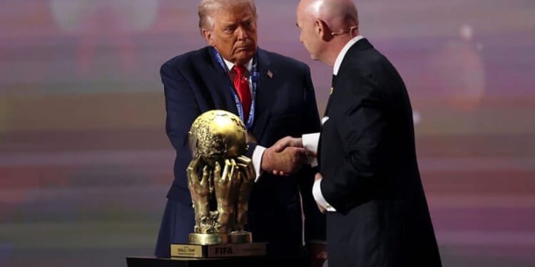 Trump Given Special Award Ahead of World Cup Drawing [WATCH]
