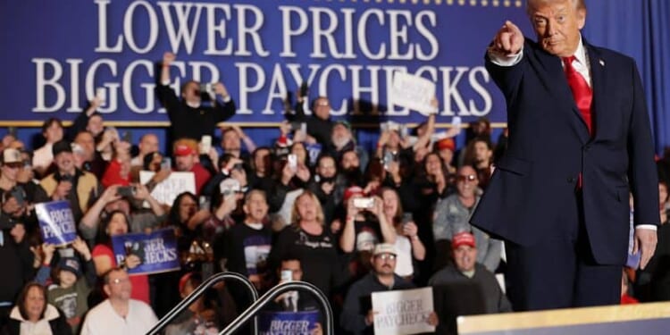 Trump Says '100% of Net Job Creation Has Gone to American Citizens' Since He Took Office [WATCH]