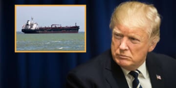 Image for article: Trump Worried Reports Of Venezuelan Oil Tanker Seizure Have Ruined The Surprise Of Melania’s Christmas Gift
