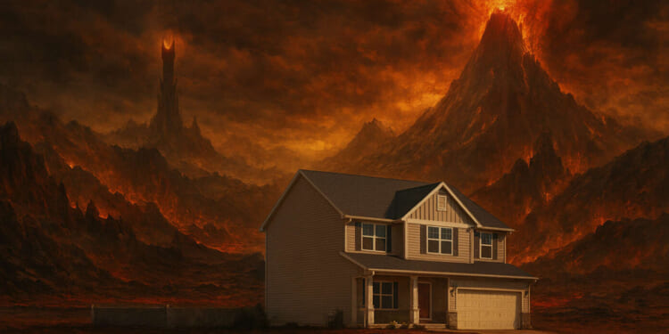 Image for article: Tucker Carlson Buys New Home In Mordor
