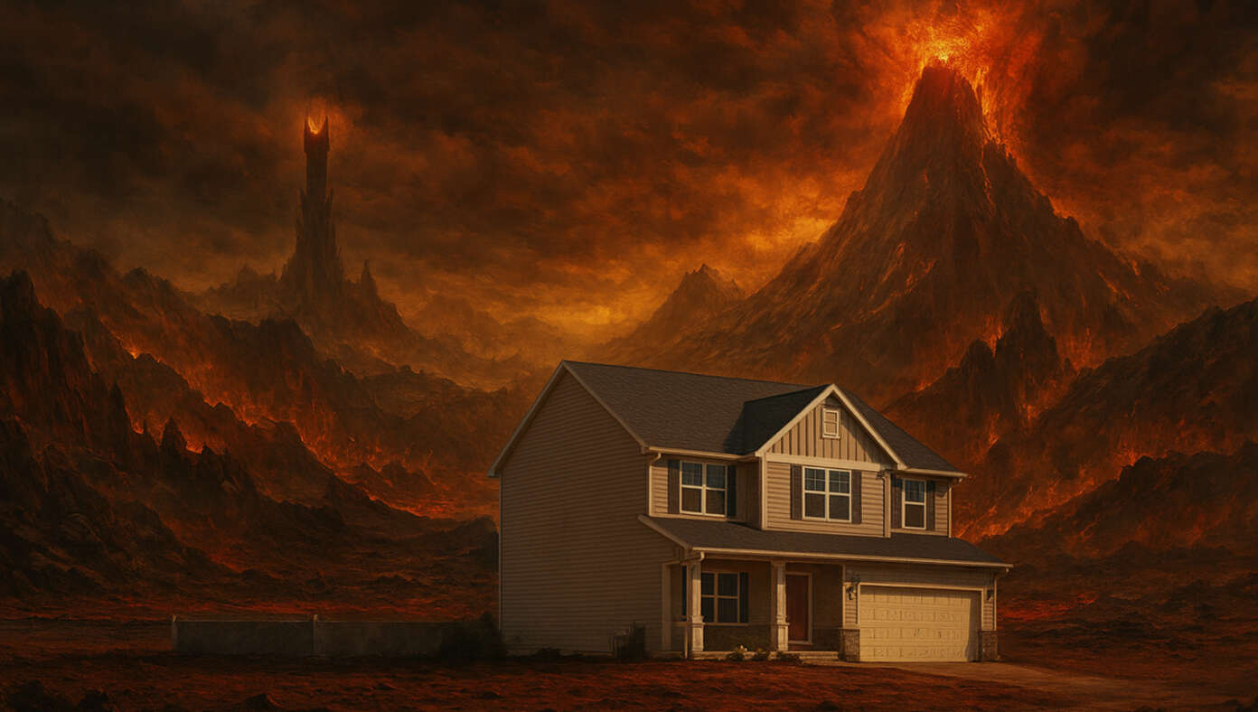 Image for article: Tucker Carlson Buys New Home In Mordor