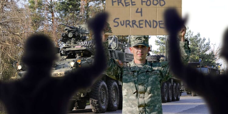 Image for article: US Military Persuades Entire Venezuelan Army To Surrender By Offering Them Some Food