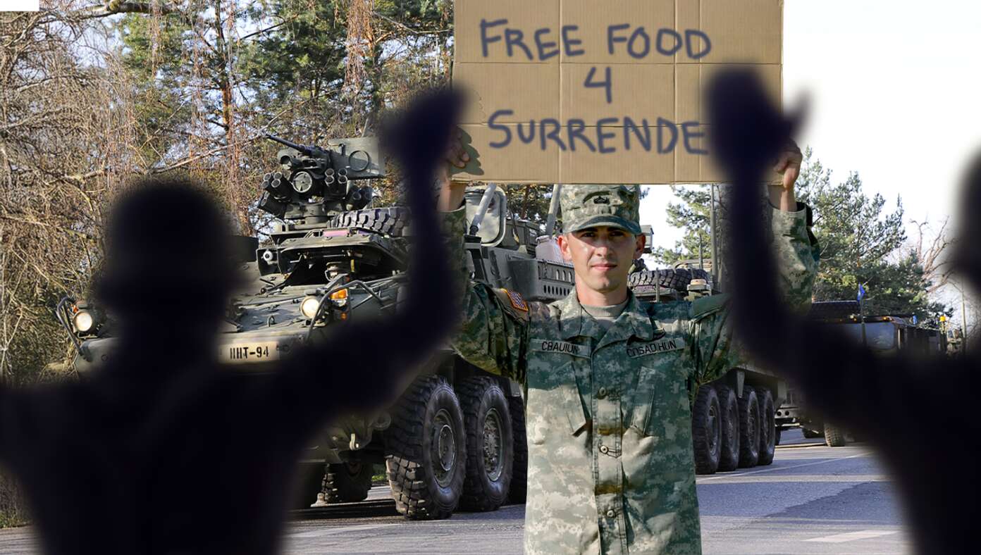 Image for article: US Military Persuades Entire Venezuelan Army To Surrender By Offering Them Some Food