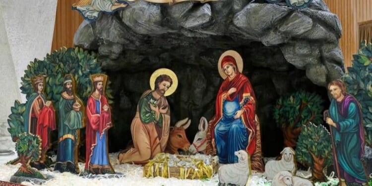 Vatican Nativity Features 25,000 Ribbons to Celebrate Babies Saved From Abortions