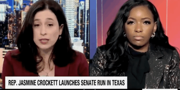 WHAT POLICY? Crockett Trips Through MS NOW Softball Question on Her Agenda if Elected to Senate [WATCH]