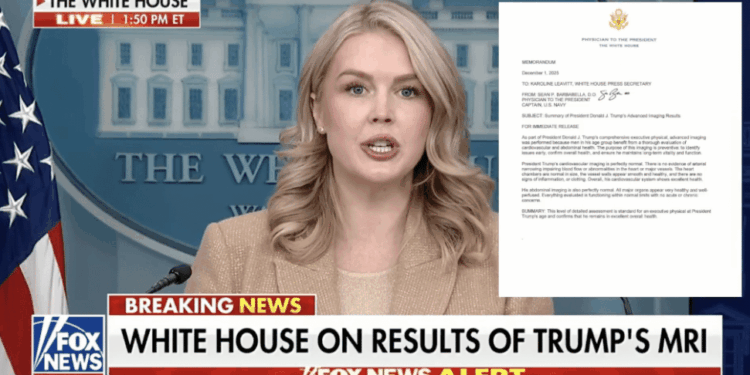 White House Releases President Trump's MRI Results [WATCH]