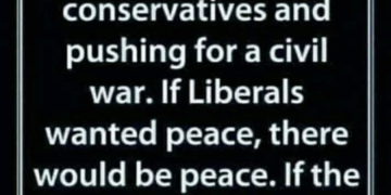 Something for leftists to think about as we all get ushered down the road toward civil war