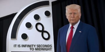 Image for article: Checkmate: Trump Announces He Has His Own Doomsday Clock And It's Infinity Seconds To Midnight