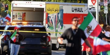 LA Protesters Swarm U-Haul That Drove Through Anti-Iranian Regime Gathering [WATCH]
