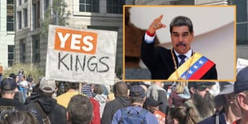 Image for article: Liberals Quickly Change 'No Kings' Signs To Read 'Yes Kings' In Support Of Maduro