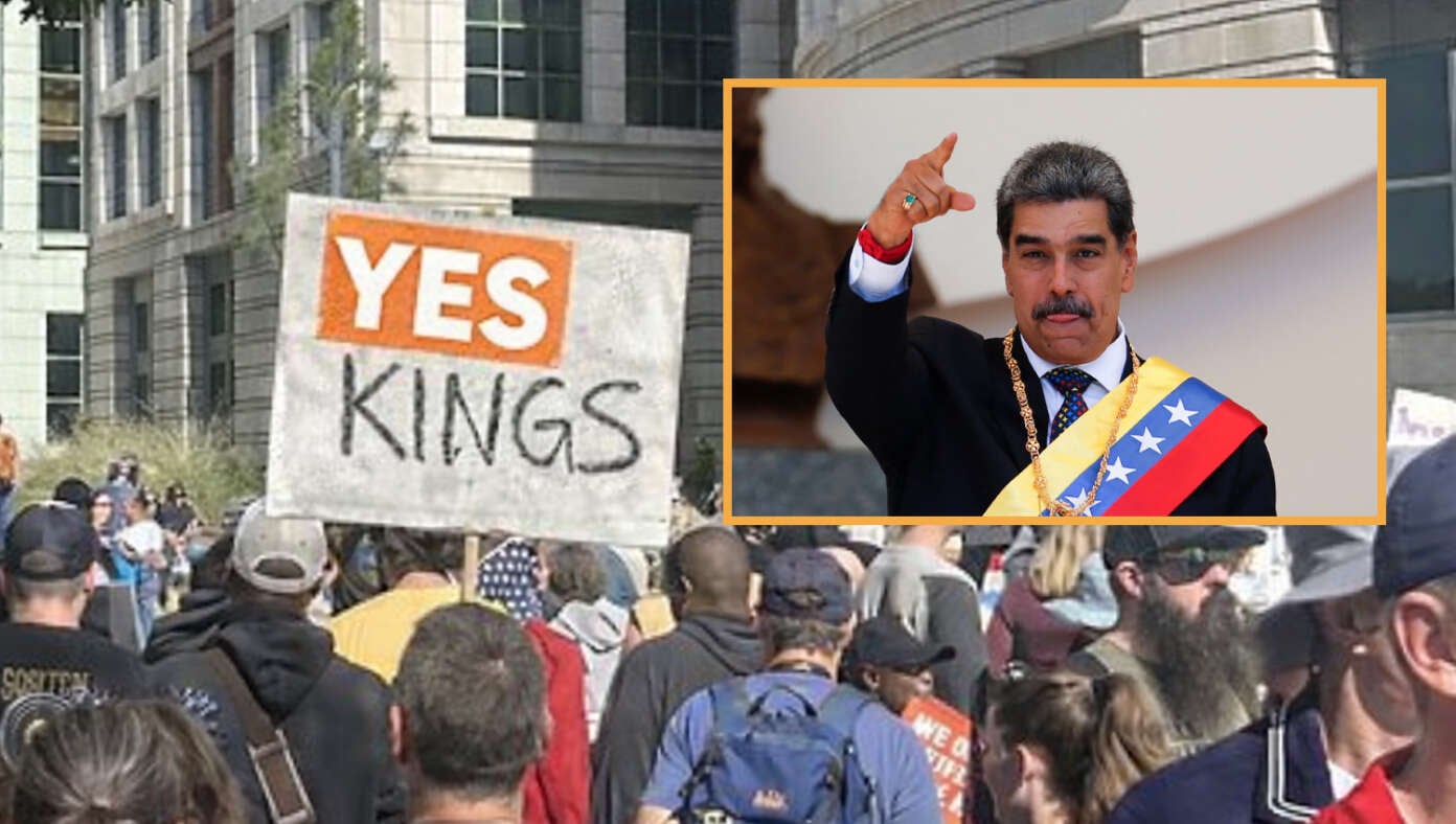 Image for article: Liberals Quickly Change 'No Kings' Signs To Read 'Yes Kings' In Support Of Maduro