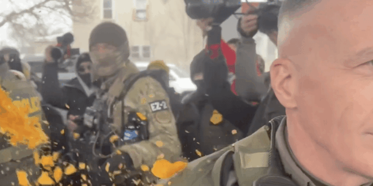 Minnesota Protesters Dump Food on Bovino During Gas Station Stop [WATCH]