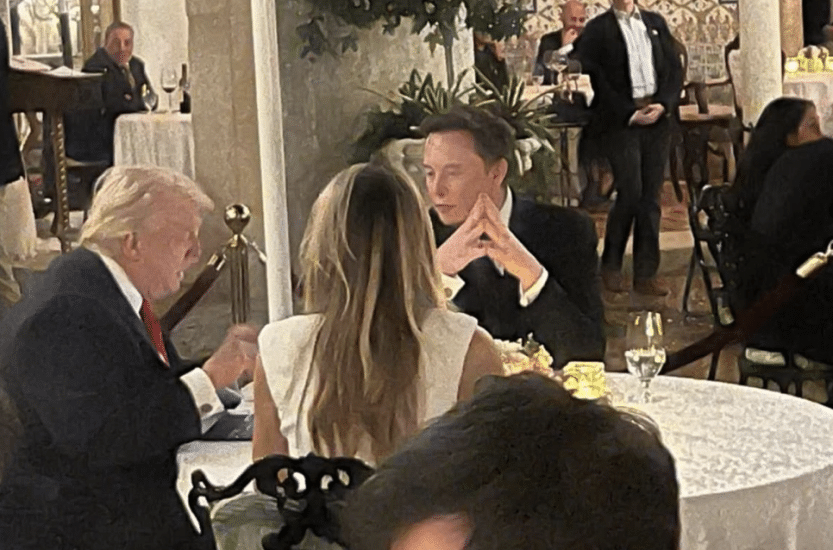 Musk Seen Dining With POTUS, FLOTUS at Mar-a-Lago — '2026 is Going to Be Amazing'
