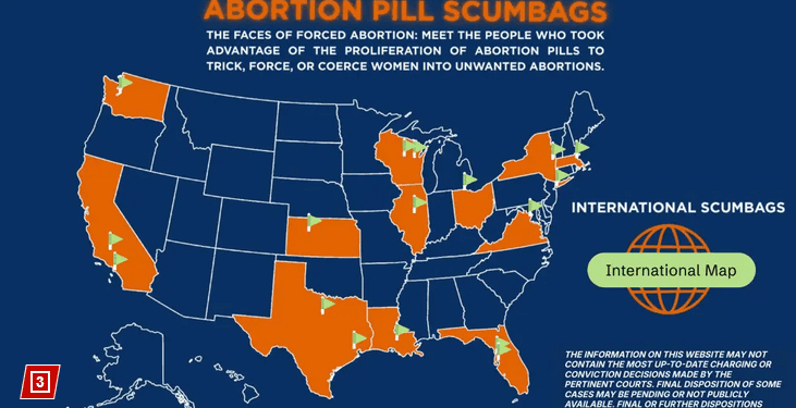 New Map Shows Where "Scumbag" Men are Forcing Women to Take Abortion Pills