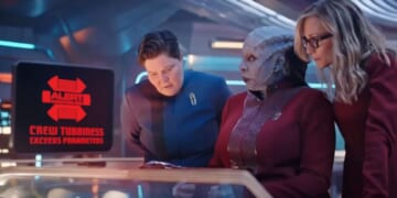 Image for article: New Starfleet Vessel Unable To Reach Warp Speed Because Crew Is Too Fat