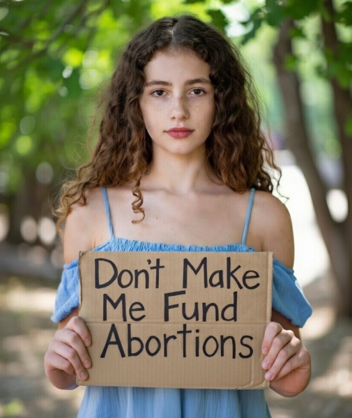 No Compromise on Abortion Funding, Don't Fund Killing Babies With Our Tax Dollars