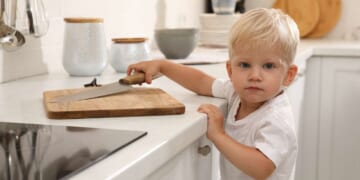 Image for article: RED ALERT: Your Toddler Can Now Reach The Counter