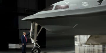 Image for article: 'Shhh… You’ll Get Your Chance Soon,' Says Trump Soothing B-2 Bombers In Hangar