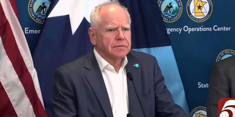 Image for article: Tim Walz Says He Will Do Anything To Keep Minnesota Residents Safe Except Cooperate With Federal Law Enforcement