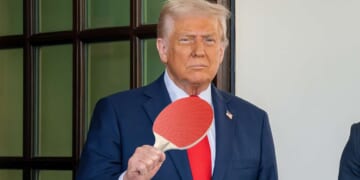 Image for article: Trump Challenges Danish Prime Minister To Ping Pong Match, Winner Gets Greenland