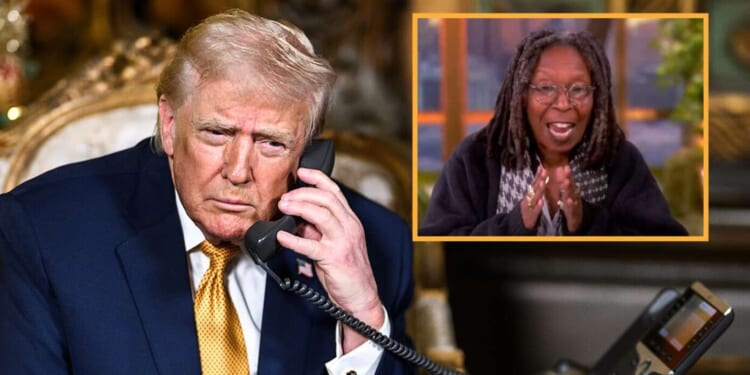 Image for article: Trump Delays Iran Attack Until Consulting With Whoopi Goldberg