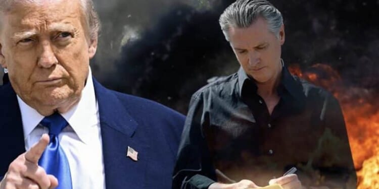 Trump Trashes Newsom in Exclsuive Interview, 'Amazed' He Wants to Be POTUS