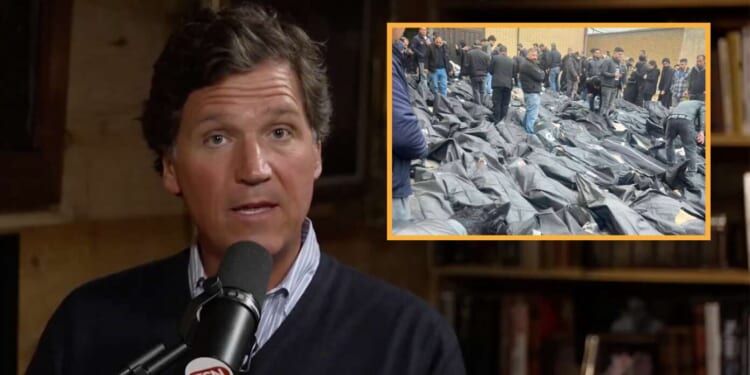 Image for article: Tucker Carlson Amazed At How Clean And Well-Run The Murdering Of Iranian Protestors Is