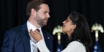 Image for article: Usha Informs JD They Will Not Be Naming Their Child 'Thomas Bombadil Vance'