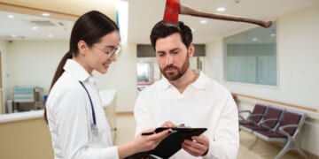 Image for article: ‘Just Complete This 50 Page Questionnaire,’ Says Hospital Clerk To Man With Axe Embedded In Skull