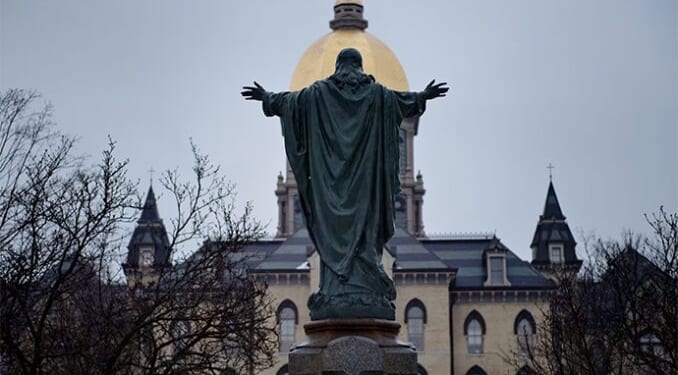 Pro-abortion professor backs off leadership appointment at Notre Dame after backlash