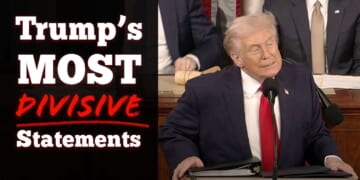 Image for article: 8 Most Horribly Divisive Statements From Trump's State Of The Union
