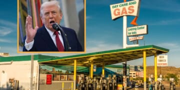 Image for article: Cruel: Trump Admin Strips Funding From Gas-Station Daycare Center With 20,000 Students