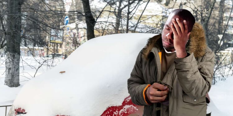 Image for article: Devastating: Black New Yorkers Unable To Shovel Driveways As None Of Them Have ID