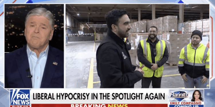 Hannity Torches 'Marxist Mamdani' for Requiring 5 Forms of ID to Shovel Snow in NYC [WATCH]