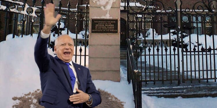 Image for article: Tim Walz Emerges From Den To Declare 6 More Weeks Of Rioting And Fraud