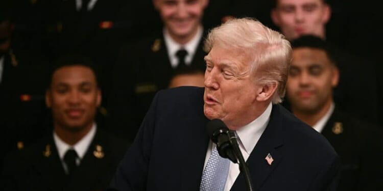 WATCH NOW: Trump Participates in the Commander-in-Chief Trophy Presentation