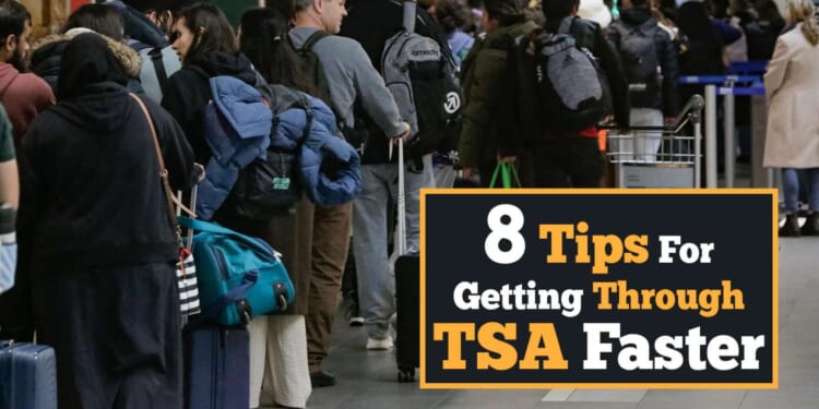 Image for article: 8 Tips For Getting Through TSA Faster