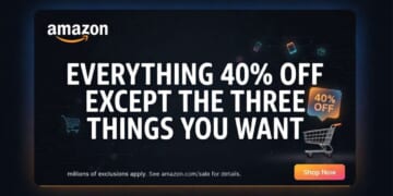 Image for article: Amazon Announces Massive ‘Everything-40%-Off-Except-The-Three-Things-You-Want’ Sale